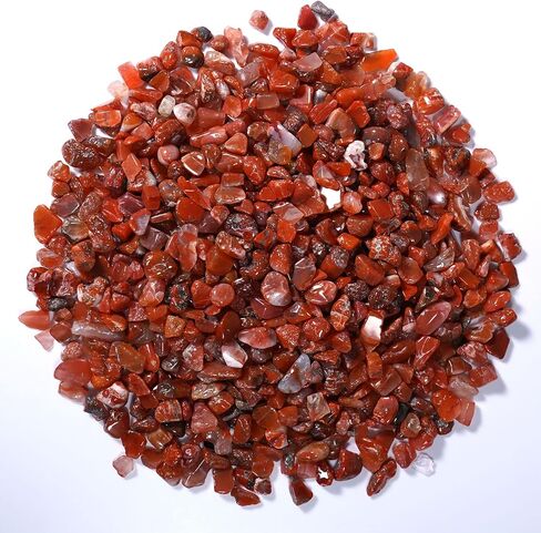 Gemshan 2lb رقائق الكوارتز الوردية الطبيعية سحقت رقاقة الكريستال السائبة 7mm-9mm تعثر شفاء كريستال حجر لحوض السمك زهرية النبات الديكور المجوهرات DIY (روز كوارتز) in Kuwait