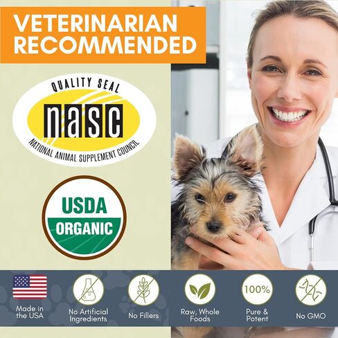 Wholistic Pet Organics Feline Complete: مسحوق الفيتامينات المتعددة للقطط - 8 أونصة - مكملات دعم المناعة للقطط - مضادات الأكسدة - نكهة اليقطين العضوية (اليقطين العضوي، 8 أونصة) in Kuwait