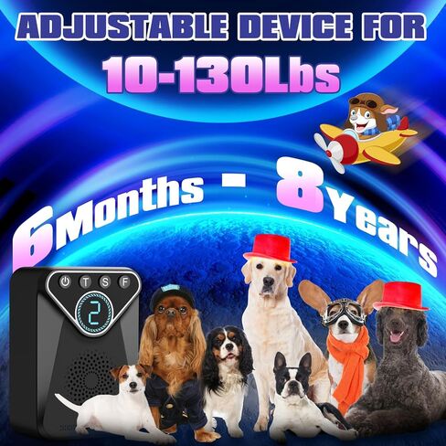 أجهزة ردع لحاء الكلاب، جهاز مضاد للنباح قابل لإعادة الشحن للكلاب في الأماكن المغلقة يصل مداه إلى 50 قدمًا، أدوات تدريب وسلوك الكلاب، 9 أوضاع لصندوق النباح، أجهزة التحكم في نباح الكلاب، آمنة للبشر والكلاب in Kuwait