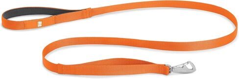Ruffwear Dog Lead, Strong and Lightweight, All Size Breeds, Length: 1.5 m (5 ft), Width: 20 mm (0.75 in), Orange Poppy, Front Range Leash, 4075-801 in Kuwait