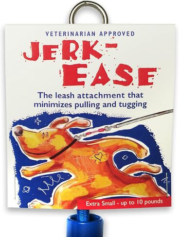 تمديد مقود الكلاب JERK-EASE BUNGEE - ملحق ممتص الصدمات الحاصل على براءة اختراع يحميك أنت وكلابك - يعمل مع أي مقود أو طوق أو حزام - وهو أمر ضروري للمقاود القابلة للسحب - اختر الحجم / اللون أدناه in Kuwait