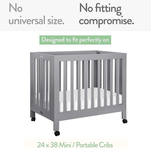 Joey + Joan Fitted Crib Sheets 28 x 52 – Compatible with Standard Crib Mattress and Toddler Bed – 100% Jersey Cotton – Light + Dark Sage Green – 2 Pack in Saudi Arabia