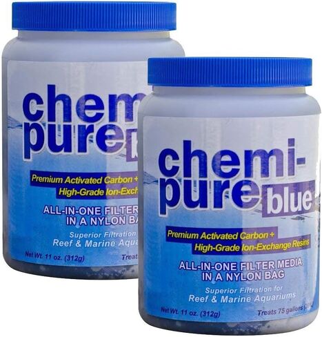 Boyd Enterprises Chemi-Pure Blue Filtration Media for Aquarium, 11-Ounce (2 Pack) in Saudi Arabia
