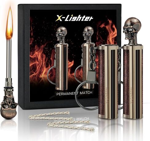 عود ثقاب x-lighter، مجموعة ضربات تطابق دائمة 10000 مرة، مشعل حريق في حالات الطوارئ ولاعة للأبد مقاومة للماء in Kuwait