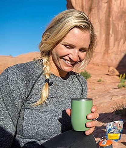 GSI Outdoors Doppio Mug I Double Wall Stainless Steel Cup for Coffee, Tea and Cocktails for Travel, Camping, or Office in Kuwait