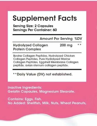 TheraSuva Biotin 3000MCG + Collagen 200MG + فيتامين C 50MG لكل جرعة كبسولات هلامية! يعزز الشعر الصحي والبشرة الجميلة ودعم الأظافر! 120 كبسولة، تكفي 60 يومًا in Kuwait