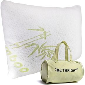 Outbright Memory Foam Camping Pillow for Backpacking - Compressible Pillow for Camping, Traveling, and Backpacking, Camping and Travel Accessories for Sleeping (Large) in Saudi Arabia