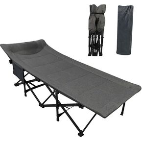 Folding Camping Cot, Outdoor Sleeping Bed for Home, Office, Hospital