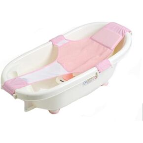 Baby Bath Cushion Pad Newborn Seat Support Net Bathtub Shower Net Shower Mesh Non-Slip Bath Seat Infant Bathing Support Cushion Adjustable Bathtub Shower Pad Shower Mesh Net Not Included Bathtub