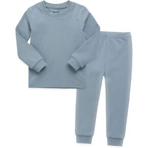 VAENAIT BABY 12M-12Y Kids Boys Girls Toddler Solid Cotton Daily Pajamas Pyjamas Sleepwear Set Basic