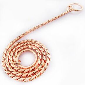 Mogoko Stainless Steel Dog Choke Chain Collar, Puppy Metal Snake Chain Pet Show Slip Collar Choker for Training Walking (Silver;20.0"*4.0mm) in Kuwait