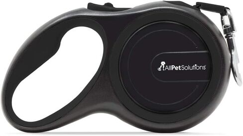 allpetsolutions Retractable Dog Leash Extending Lead - 110 lb Dogs; 26 ft - with Anti-Slip Brake, Release Button, Anti-Twist Lobster Clip, Soft Grip Handle - for Small, Medium, Large Pets - Purple in Saudi Arabia
