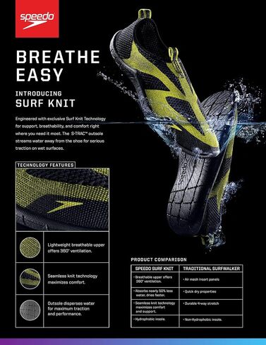 Speedo Kid's & Toddler's Water Shoes - Surf Knit in Saudi Arabia