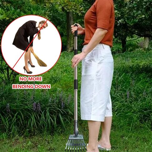 windhunt Pooper Scooper for Large,Medium,Small Dogs,Detachable Long Handle Tray and Rake,Rust Proof Stainless Metal Dog Pooper Scooper for Pet Waste Removal. in Kuwait