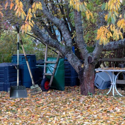 windhunt Pooper Scooper for Large,Medium,Small Dogs,Detachable Long Handle Tray and Rake,Rust Proof Stainless Metal Dog Pooper Scooper for Pet Waste Removal. in Kuwait