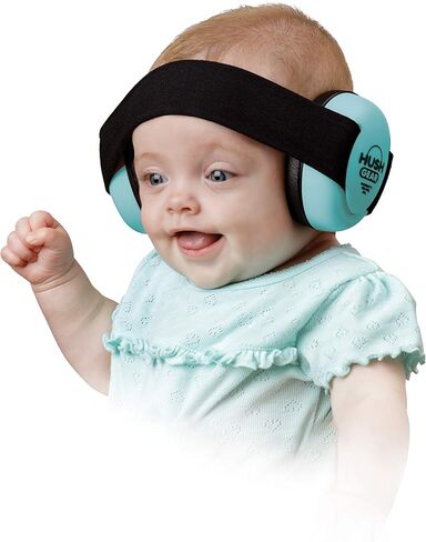 سماعات الرأس Mommy's Helper Hush Gear المانعة للضوضاء لحماية الأذن للرضع، رمادية in Kuwait