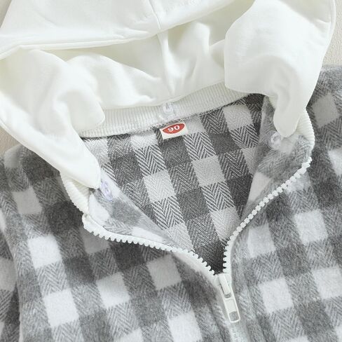 Toddler Baby Boy Hooded Jackets Color Block Long Sleeve Button Down Shirts Corduroy Casual Outwear Coat Fall Clothes in Saudi Arabia