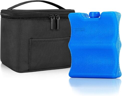 Teamoy Breastmilk Cooler Bag with Ice Pack, Baby Bottles Bag for up to 4 Large 5 Ounce Bottles Without Nipple, Perfect for Working Mom Mother, Dandelion in Saudi Arabia