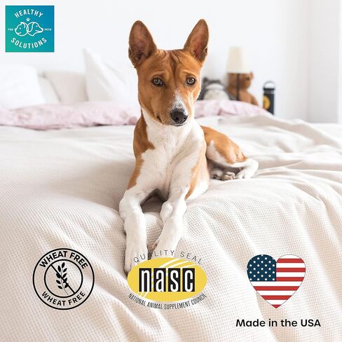 Tear Stain Remover for Dogs Plus Lutein - Supplement for White Dogs & All Other Dog Breeds - Eliminates Unsightly Eye Tear Stains for Dogs & Cats - 65 Soft Chews Enhanced with Cranberry Extract in Kuwait