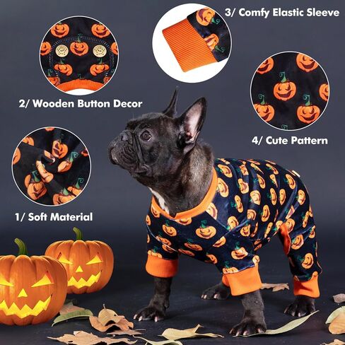 KYEESE Velvet Dog Pajamas for Large Dogs Onesie for Daily Wear, Dinosaur in Kuwait