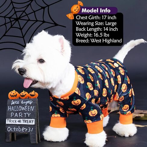 KYEESE Velvet Dog Pajamas for Large Dogs Onesie for Daily Wear, Dinosaur in Kuwait
