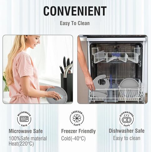 مجموعة تغذية الأطفال من Hoidokly، 8 قطع من لوازم الفطام المصنوعة من السيليكون للأطفال تتضمن كوبًا وطبقًا للأطفال ووعاء ومريلة قابلة للتعديل وكوب وملعقة وشوكة، ومجموعة أدوات فطام الأطفال خالية من مادة BPA لعمر 6 أشهر فما فوق - باللون الأبيض in Kuwait