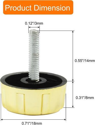 Zorveiio Fishing Reel Handle Screw Caps,Black Fishing Reel Handle Nut, Fishing Spining Reel Knob Screw for Handle Grip in Saudi Arabia