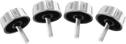 Zorveiio Fishing Reel Handle Screw Caps,Black Fishing Reel Handle Nut, Fishing Spining Reel Knob Screw for Handle Grip in Saudi Arabia