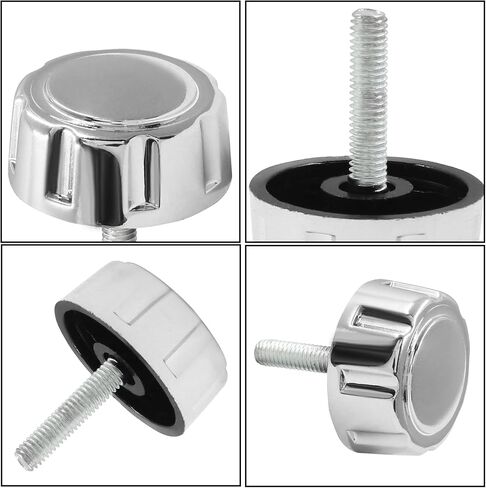 Zorveiio Fishing Reel Handle Screw Caps,Black Fishing Reel Handle Nut, Fishing Spining Reel Knob Screw for Handle Grip in Saudi Arabia