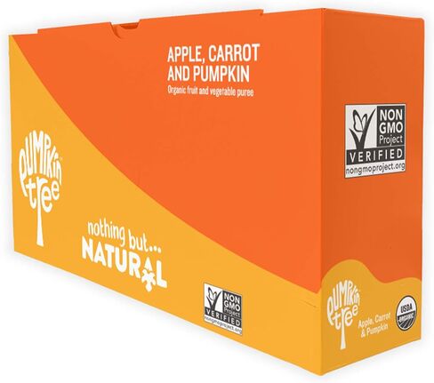 Peter Rabbit Organics Baby Food - Organic - Vegetable And Fruit Puree - Pumpkin Carrot And Apple - 4.4 Oz - Case Of 10 in Kuwait