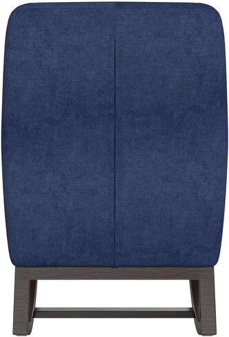 Little Seeds Sophie Mid-Century Rocker with Lumbar Pillow, Navy Blue Linen in Kuwait