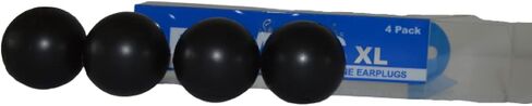 Pomms XL Horse Ear Plugs - 1 Pack Smooth Style Extra Large Black Ear Plugs for Showing, Training and Competitions with a Horse Shaped Bottle Opener Keychain in Kuwait