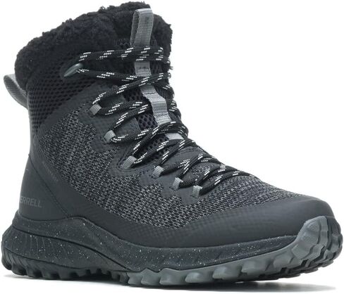Merrell Bravada Knit Bluff Polar Waterproof Boots For Women Offers Classic Lace-Up Closure, Lightweight Eva Foam, And Air Cushion In Heel in Saudi Arabia