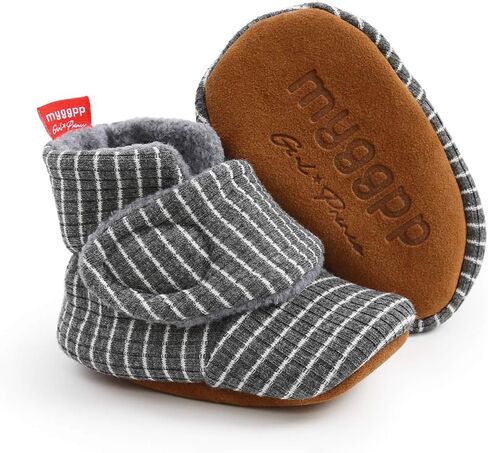 SOFMUO Unisex Baby Girl Boy Slippers Lightweight Non-Slip Indoor Moccasins House Shoes Toddler Booties in Saudi Arabia