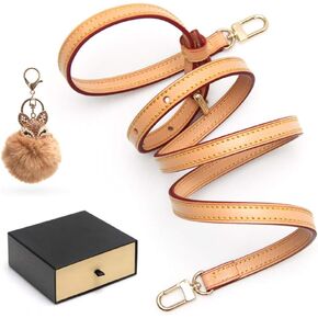 حزام جلدي من SMART DK Vachetta حزام كروس قابل للتعديل للحقائب الصغيرة Pochette Mini NM Eva Favorite PM MM Nano Speedy مع صندوق هدايا in Kuwait