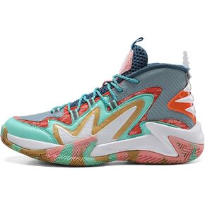 VITIKE Men's Air Cushioning Basketball Shoes Sneakers Men Breathable Mid Top Tennis Running Shoes Fashion Arch Support Team Training Shoes Non-Slip in Saudi Arabia