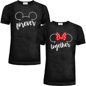 Matching Shirts for Couples His Her Couples Love Shirt Men's Women MM T-Shirts Set Valentine's Day Outfits.