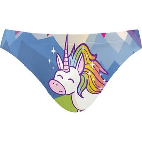 Men's Sexy Bikini Swimsuit Swimwear Quick Dry Print Briefs