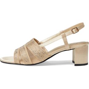 David Tate Womens Sparkle Rhinestone Slingback Heels