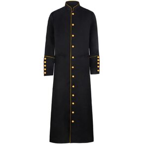 Pastor Robes for Men Church White Cassock Clergy Robes for Women Long Vestments Coat