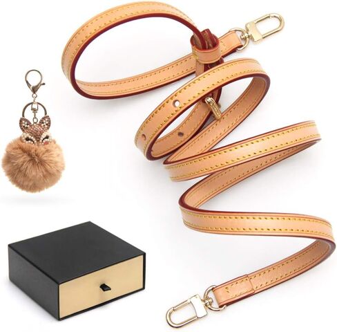 حزام جلدي من SMART DK Vachetta حزام كروس قابل للتعديل للحقائب الصغيرة Pochette Mini NM Eva Favorite PM MM Nano Speedy مع صندوق هدايا in Kuwait