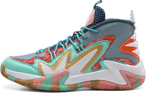 VITIKE Men's Air Cushioning Basketball Shoes Sneakers Men Breathable Mid Top Tennis Running Shoes Fashion Arch Support Team Training Shoes Non-Slip in Saudi Arabia