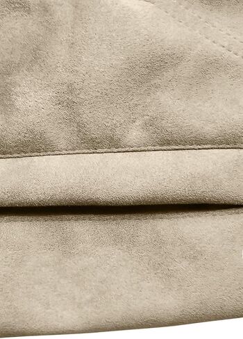 Meyeeka Women's Button Front Faux Suede High Waist A-line Mini Skirt with Pocket in Kuwait