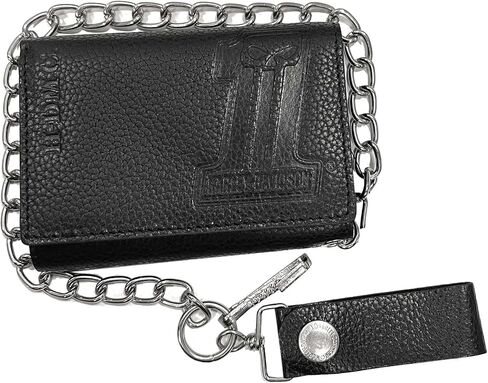 محفظة سائقي الشاحنات Harley-Davidson بتصميم شعار رقم 1 مقاس XML3814- أسود in Kuwait