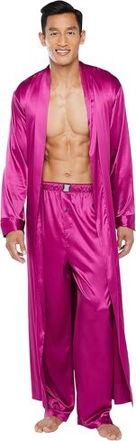 Savage X mens Satin Long Robe in Saudi Arabia