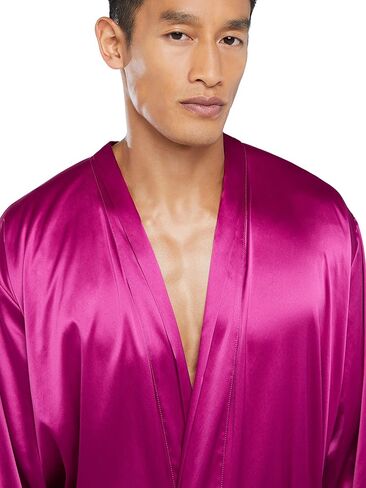 Savage X mens Satin Long Robe in Saudi Arabia