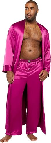 Savage X mens Satin Long Robe in Saudi Arabia