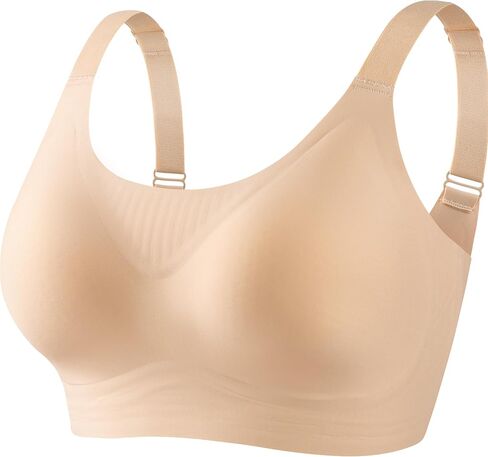 PRETTYWELL حمالات الصدر للنساء بدون سلك داخلي مبطن حمالة صدر لاسلكية سلسة مريحة تي شيرت حمالة صدر رفع للنساء مع دعم in Kuwait
