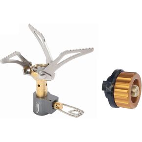 DESERT & FOX Ultralight Mini Camping Stove, 2600W Power Titanium Alloy Automatic Foldable Outdoor Cookware Tool for Picnic, Cookout, Camping, Hiking
