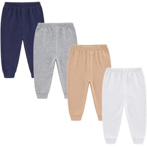 Newborn Baby Pant Legging Jogger for Infant Toddler Layette Set Baby Boy Girl Pants Set in Kuwait